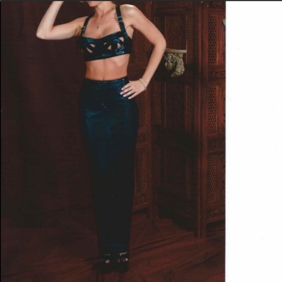 alterego Dresses & Skirts - Steel bone leather hobble corset skirt fetish bdsm